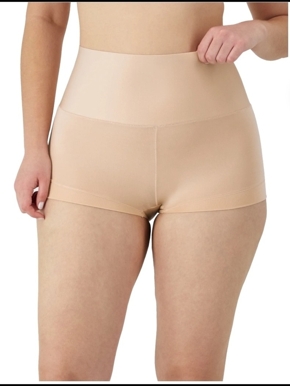 Maidenform Flexees Tame Your Tummy Shaping Boyshort NWT Nude